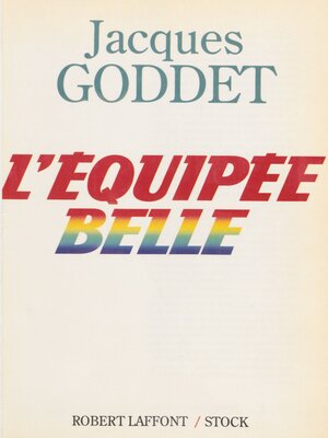 cover image of L'équipée belle